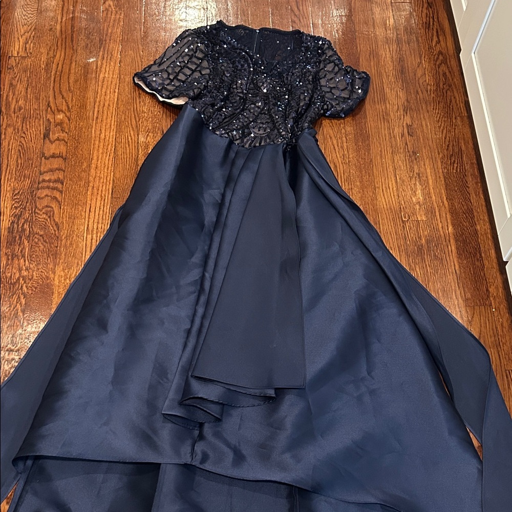 R&M Richards Navy Formal Dress